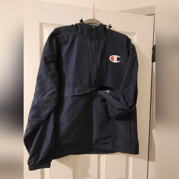 Champion Dark Blue Pullover Jacket - Picture 4 of 6